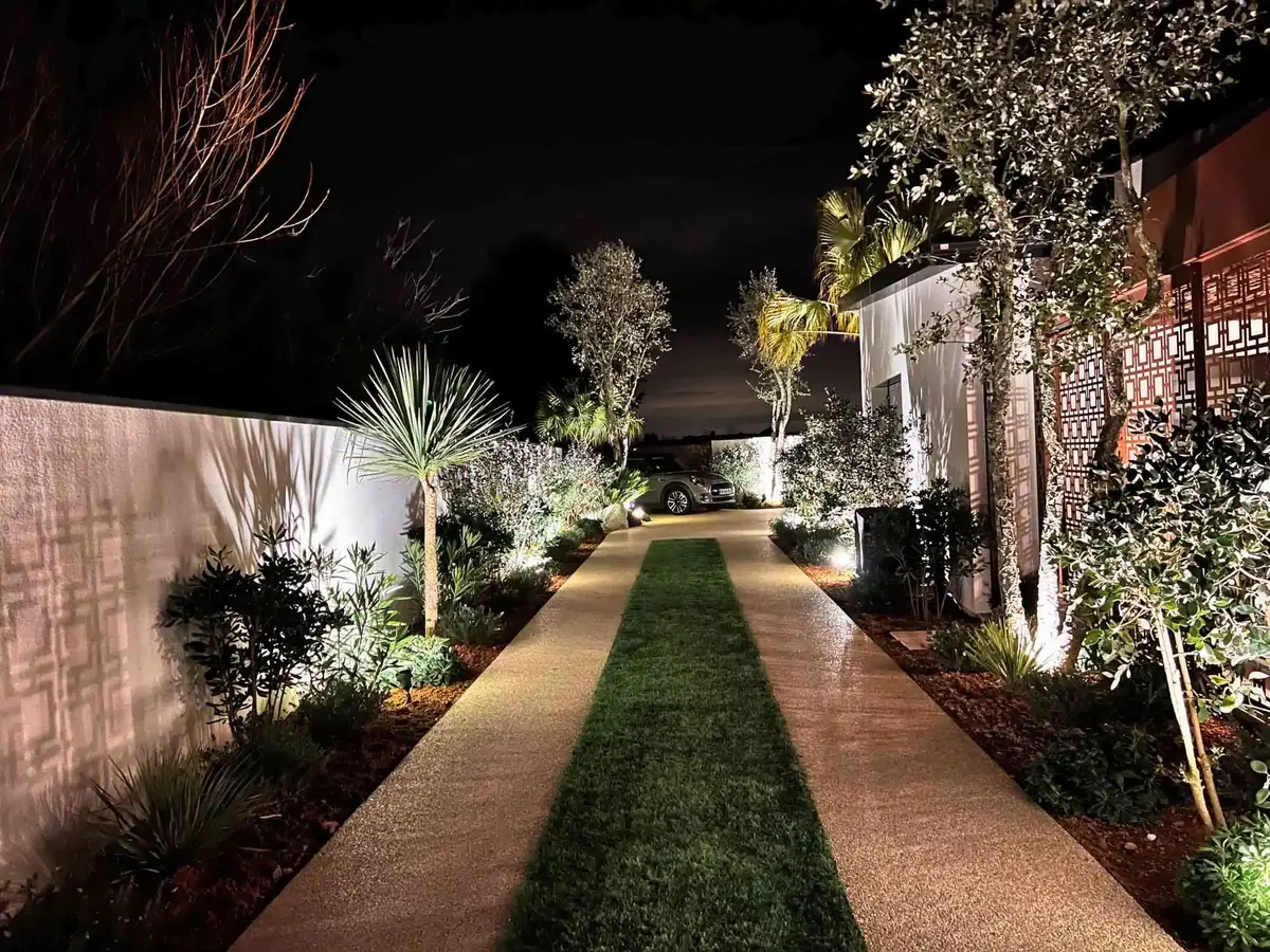 villa ollea allee nuit